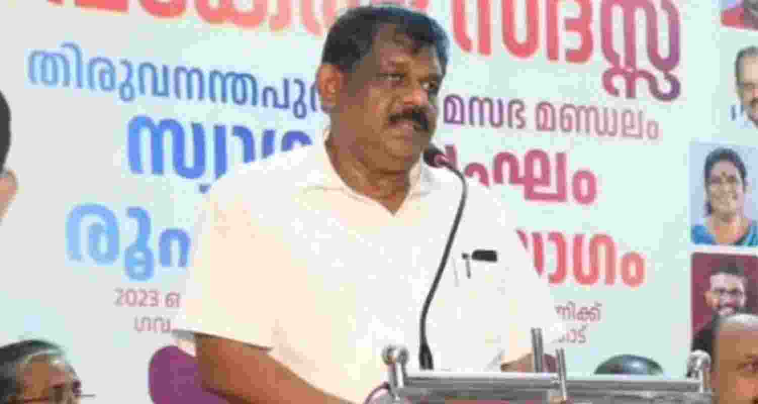 Kerala MLA Antony Raju - file image. Kerala MLA Antony Raju - file image.
