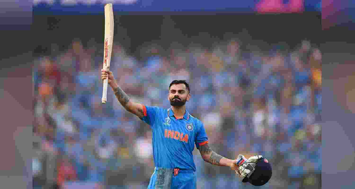 Virat Kohli in action. Image: X Virat Kohli in action. Image: X