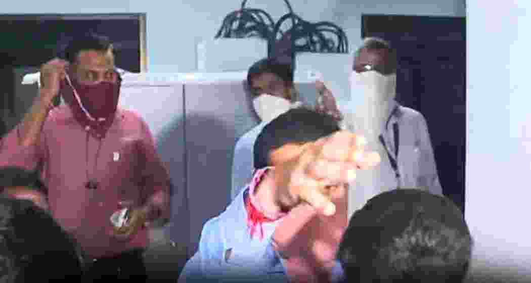 Election staff rush out of the SEC data centre in Kolkata as a fire breaks out during Kaliganj bypoll counting. The blaze was swiftly contained, averting serious disruption. Election staff rush out of the SEC data centre in Kolkata as a fire breaks out during Kaliganj bypoll counting. The blaze was swiftly contained, averting serious disruption.