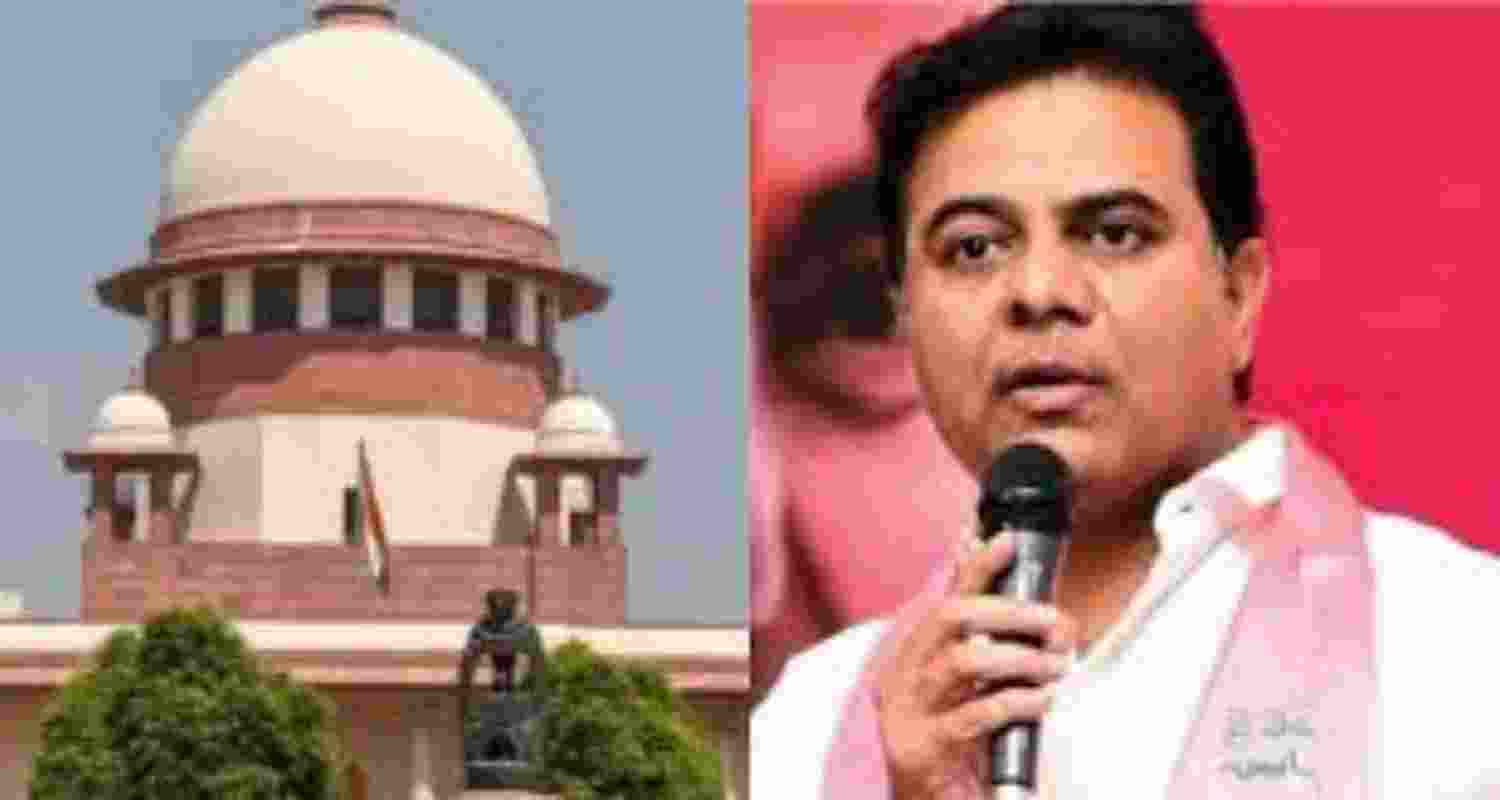 Formula E race case: SC refuses to examine KTR's plea against FIR Formula E race case: SC refuses to examine KTR's plea against FIR