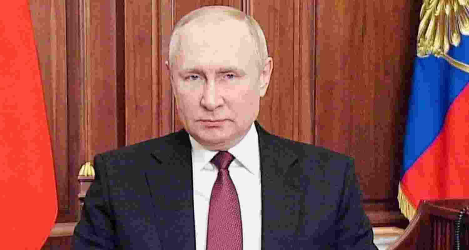 President of Russia Vladimir Putin - file image. President of Russia Vladimir Putin - file image.