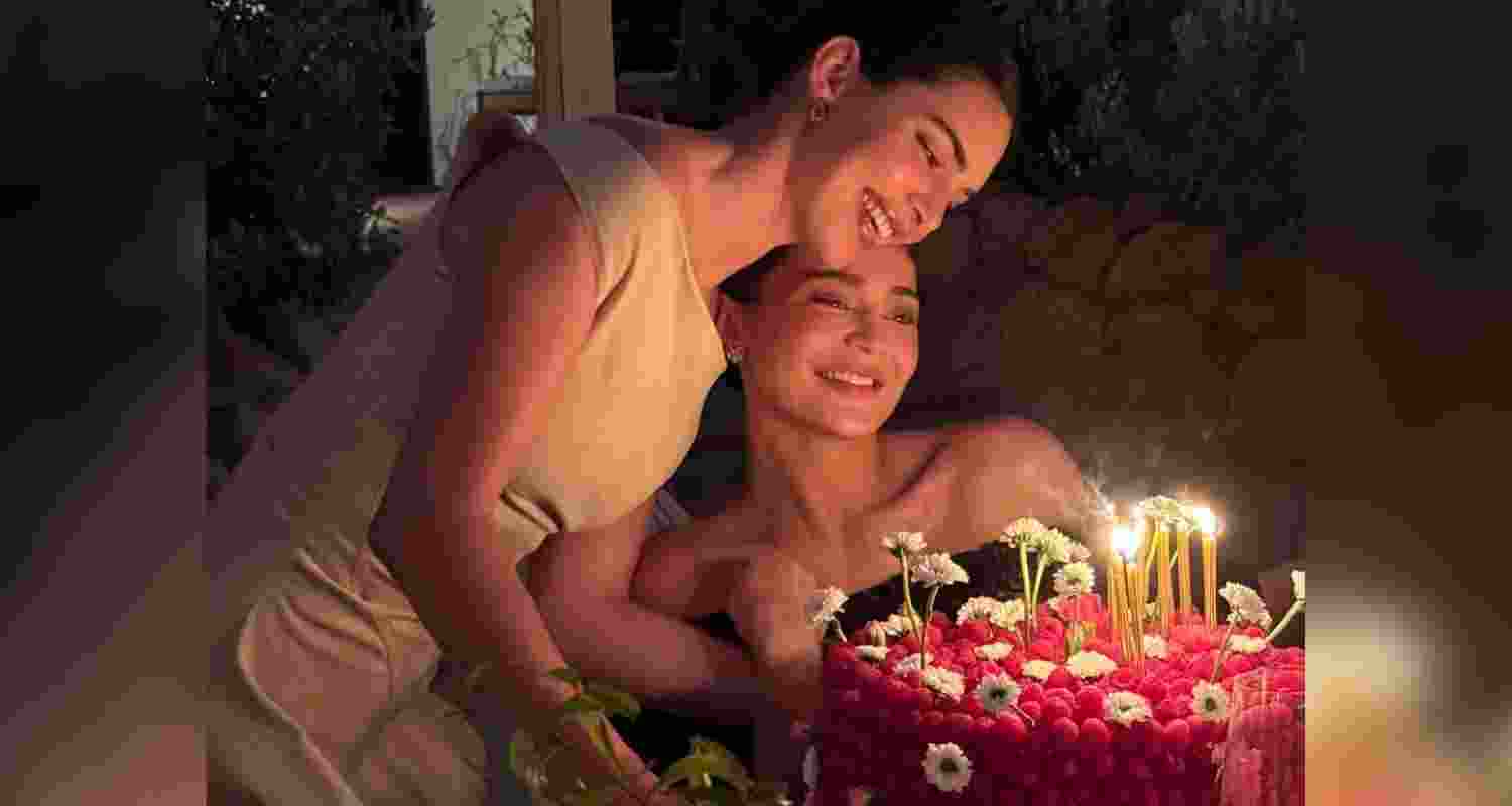 She took to her Instagram Stories to share glimpses of a red birthday cake, flowers and a video of her cutting the cake. She took to her Instagram Stories to share glimpses of a red birthday cake, flowers and a video of her cutting the cake.