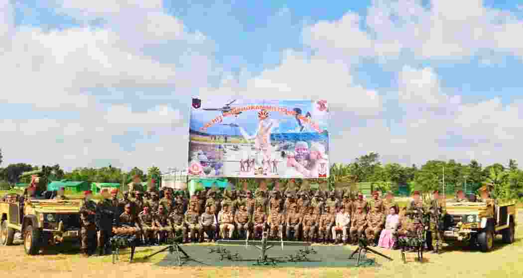 Army personnel pose for a photograph at the Lachit Barphukan Military Station in Assam. The Army has established three new garrisons near the Siliguri Corridor to bolster defence and surveillance. Army personnel pose for a photograph at the Lachit Barphukan Military Station in Assam. The Army has established three new garrisons near the Siliguri Corridor to bolster defence and surveillance.