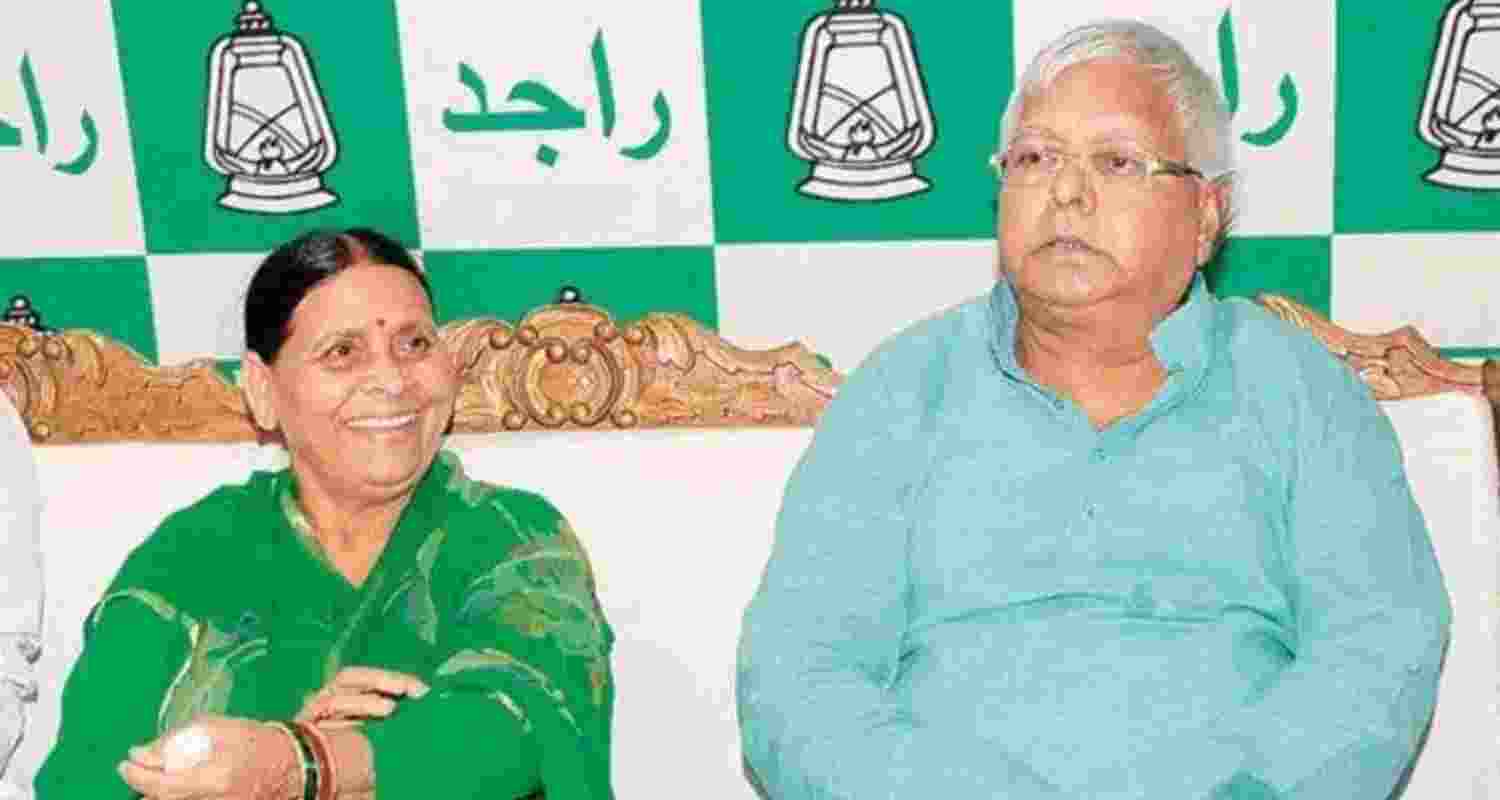 Rashtriya Janata Dal (RJD) chief Lalu Prasad and former Chief Minister of Bihar Rabri Devi - file image. Rashtriya Janata Dal (RJD) chief Lalu Prasad and former Chief Minister of Bihar Rabri Devi - file image.