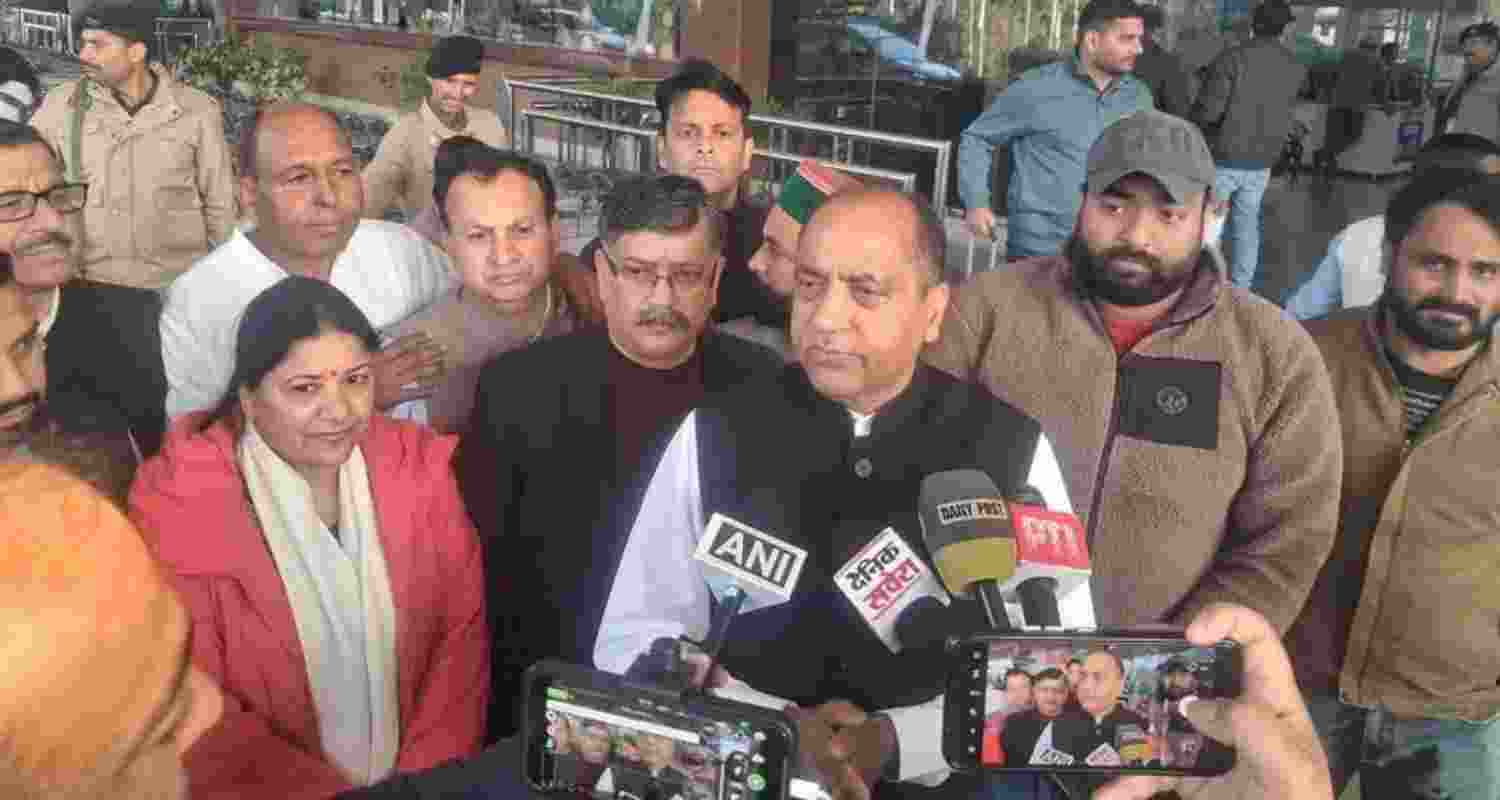 Leader of the Opposition and former CM Jai Ram Thakur. Leader of the Opposition and former CM Jai Ram Thakur.