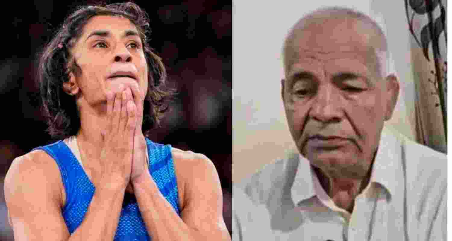 Mahavir Phogat dissatisfied with Vinesh joining politics
Mahavir Phogat dissatisfied with Vinesh joining politics