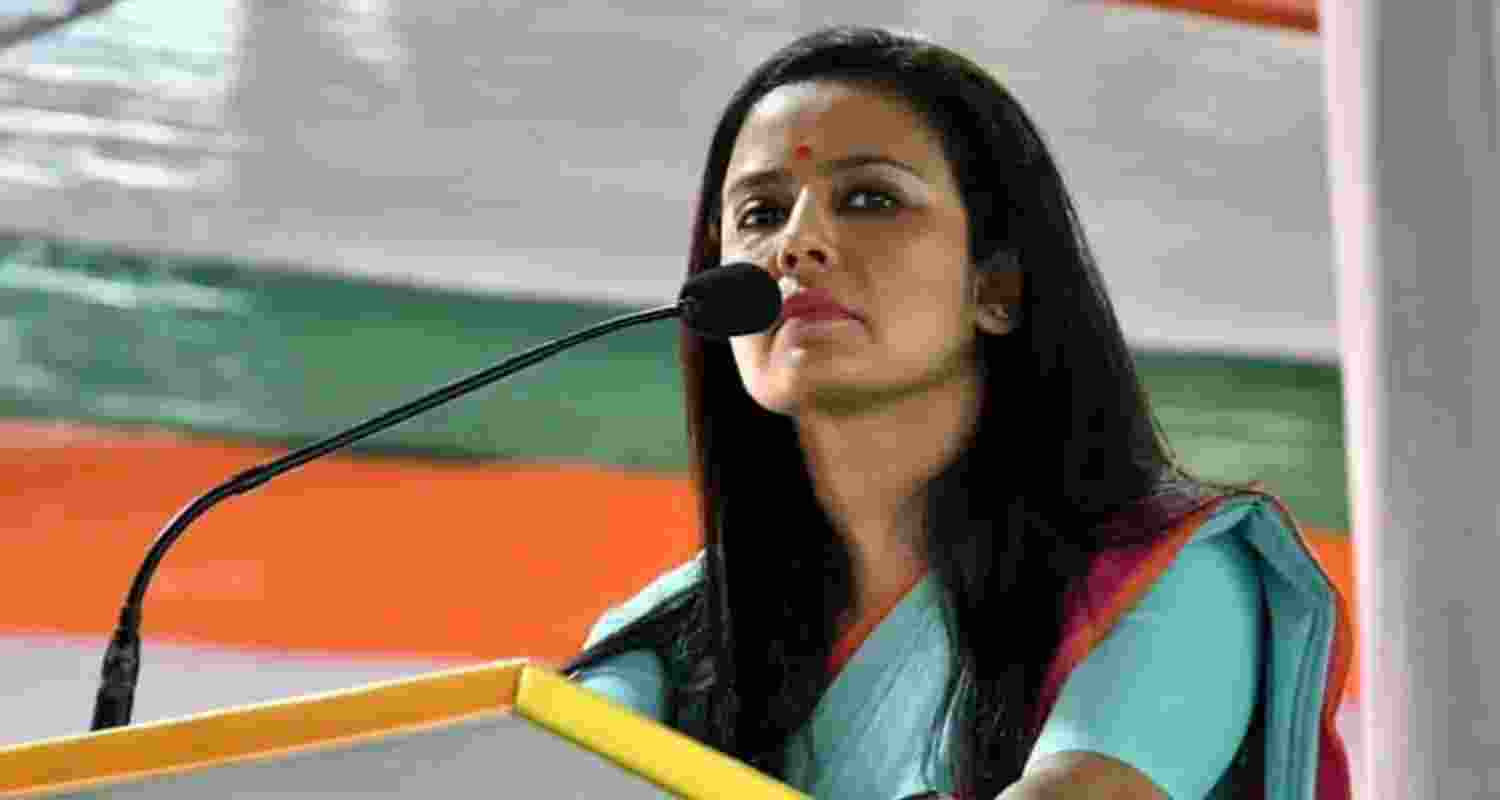 Trinamool Congress MP Mahua Moitra - file image. Trinamool Congress MP Mahua Moitra - file image.
