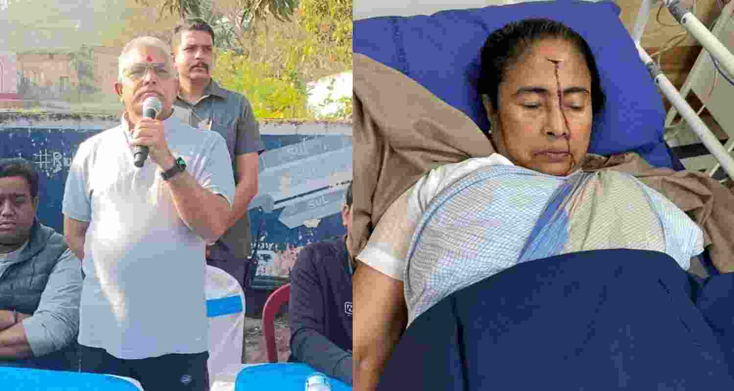 BJP demands probe into CM Banerjee's accident. BJP demands probe into CM Banerjee's accident.