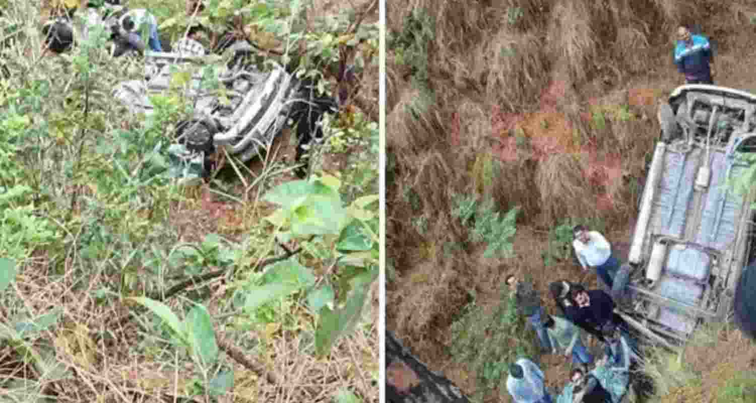 Mangled remains found in deep gorge; local residents came to rescue victims. Mangled remains found in deep gorge; local residents came to rescue victims.
