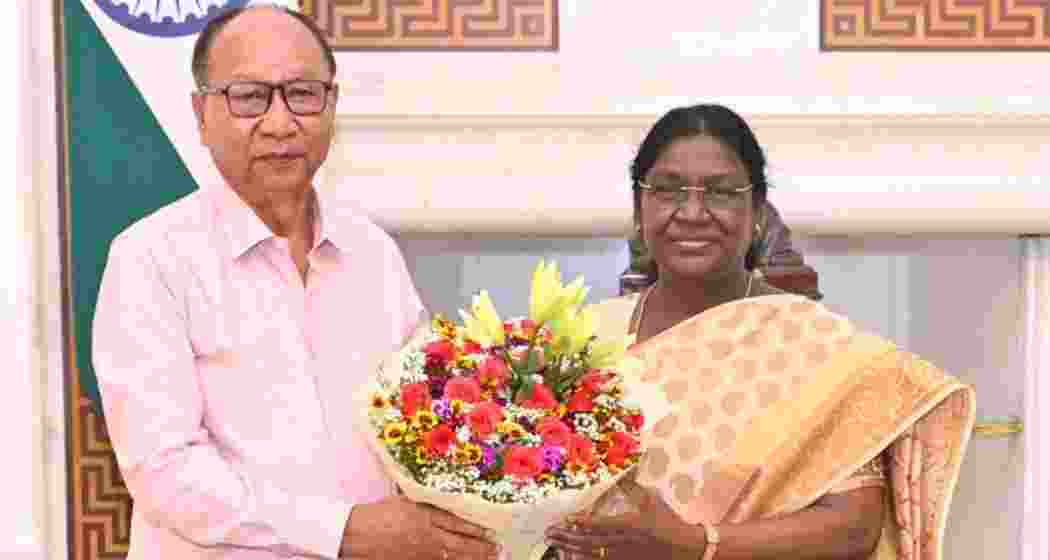 President Droupadi Murmu with Manipur Chief Minister Yumnam Khemchand Singh during a meeting at Rashtrapati Bhavan in New Delhi on Wednesday, March 25, 2026. President Droupadi Murmu with Manipur Chief Minister Yumnam Khemchand Singh during a meeting at Rashtrapati Bhavan in New Delhi on Wednesday, March 25, 2026.