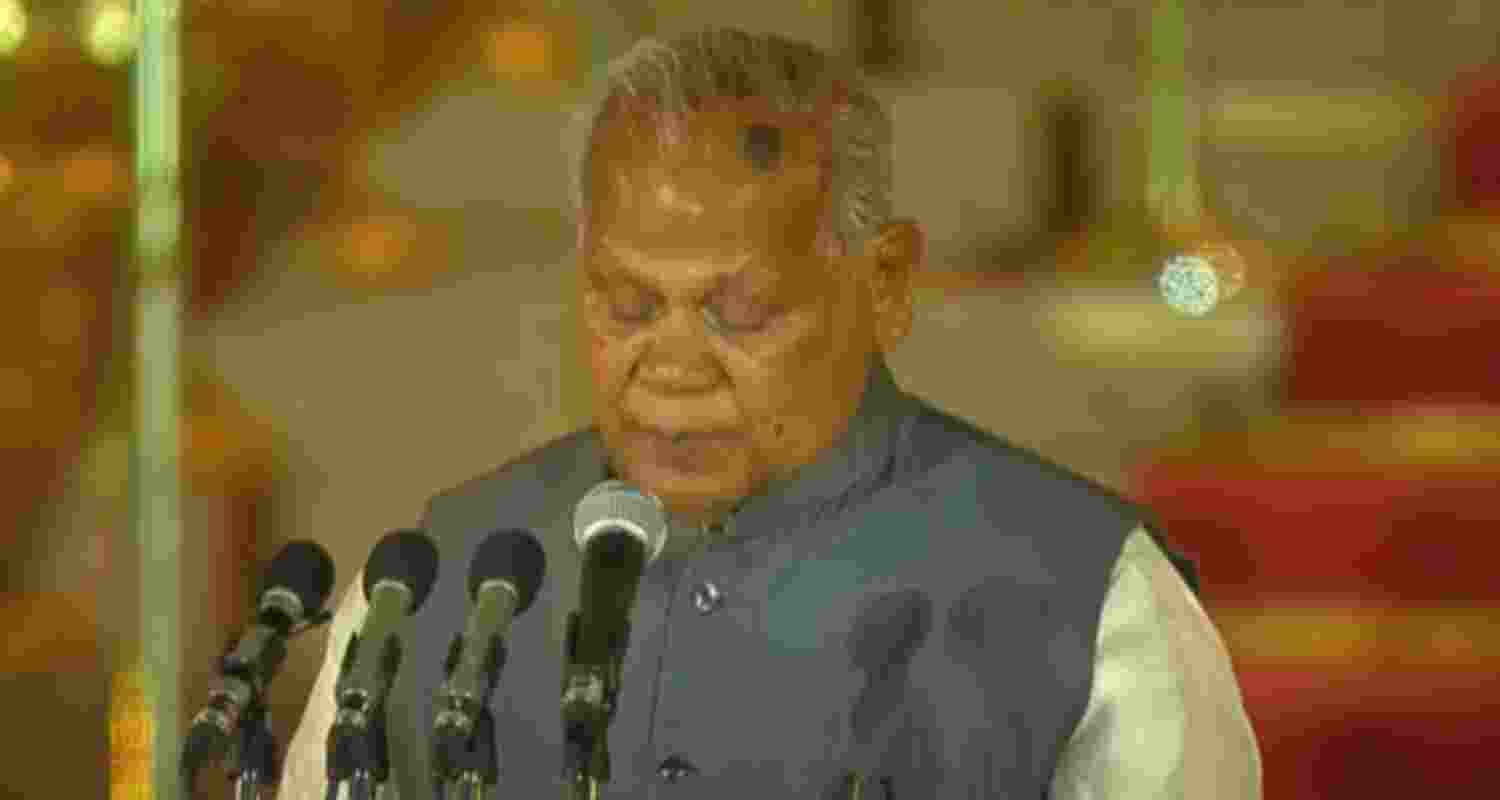 Jitan Ram Manjhi takes oath as cabinet minister in Modi 3.0 Jitan Ram Manjhi takes oath as cabinet minister in Modi 3.0
