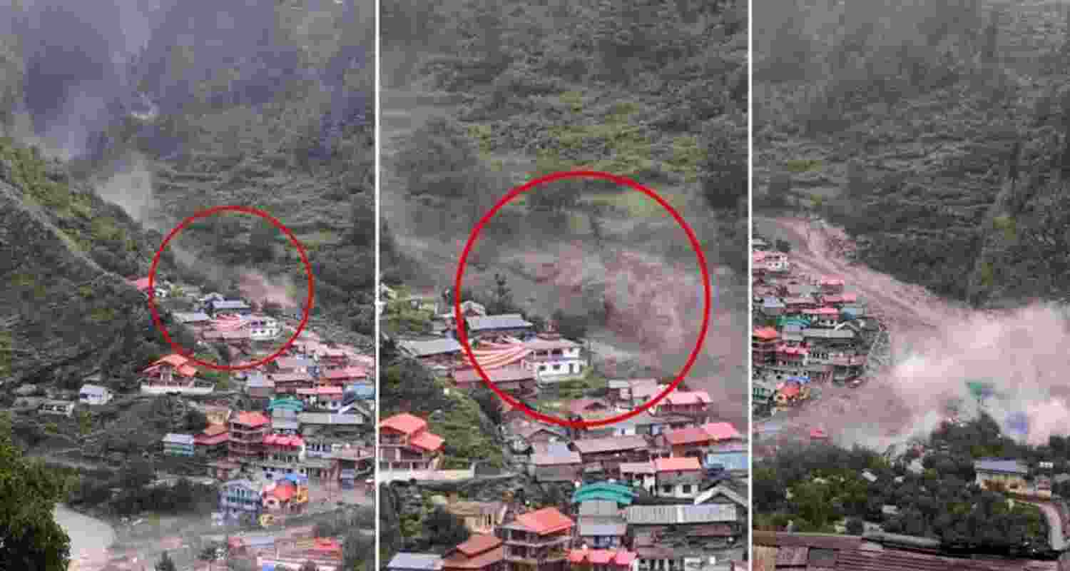 Massive flashflood hit Khir Ganga river in Uttarkashi. Massive flashflood hit Khir Ganga river in Uttarkashi.
