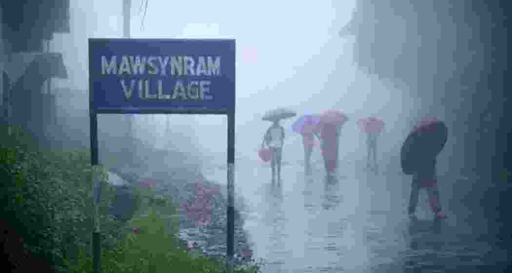 File image of heavy downpour in Mawsynram (Photo: Concord Travels & Tours/meta) File image of heavy downpour in Mawsynram (Photo: Concord Travels & Tours/meta)