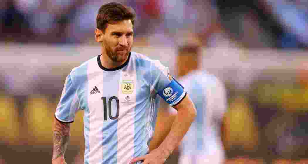 Lionel Messi representing Argentina during a game. (File photo) Lionel Messi representing Argentina during a game. (File photo)