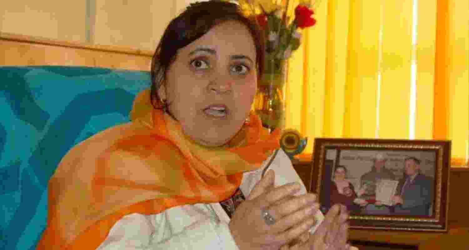 Minister for Health and Medical Education Sakina Itoo. Minister for Health and Medical Education Sakina Itoo.