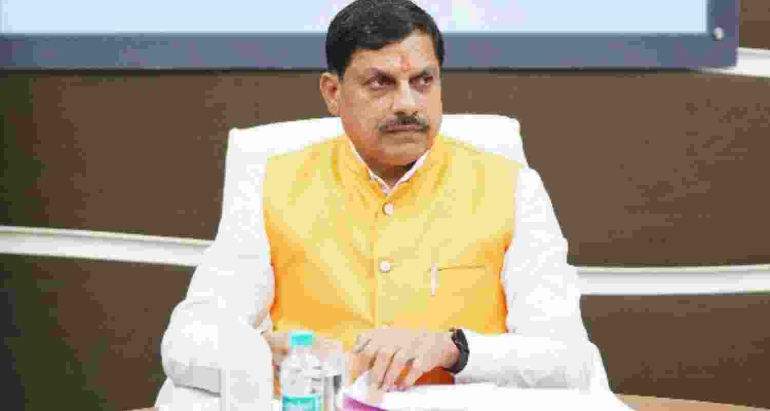 A file photo of Madhya Pradesh Chief Minister Mohan Yadav. A file photo of Madhya Pradesh Chief Minister Mohan Yadav.
