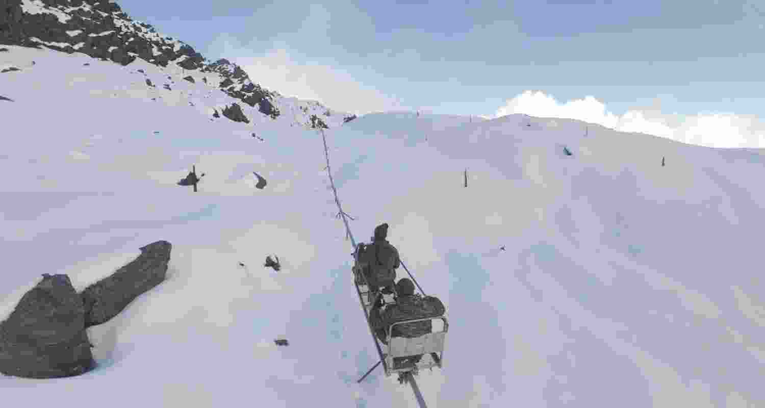 Indian Army operationalises indigenous monorail at 16,000 ft in Arunachal. Indian Army operationalises indigenous monorail at 16,000 ft in Arunachal.