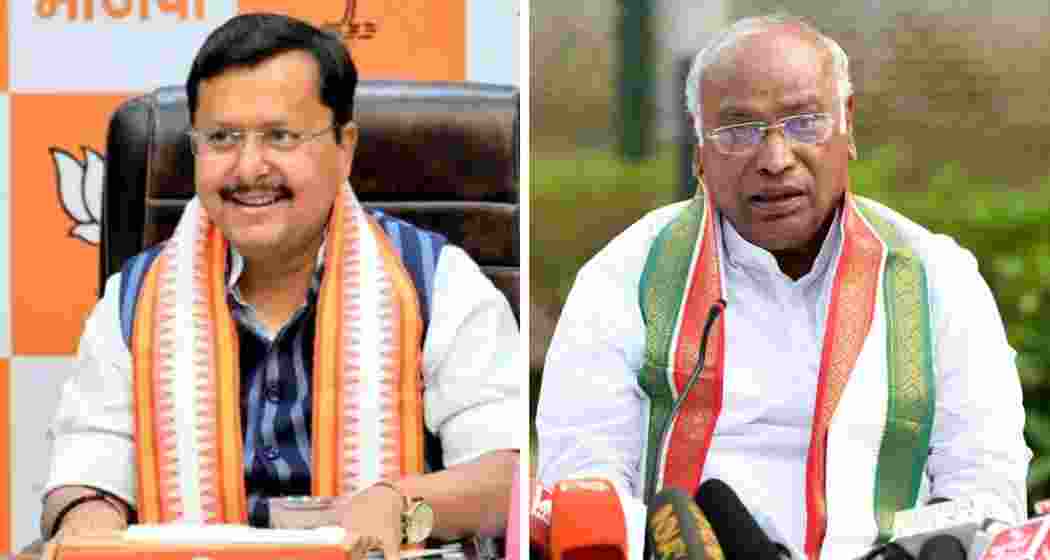 BJP president Nitin Nabin and Congress president Mallikarjun Kharge. BJP president Nitin Nabin and Congress president Mallikarjun Kharge.