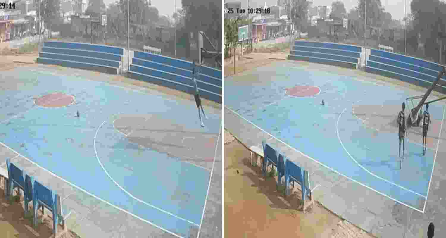 National-level basketball player Hardik Rathi had died after a court pole collapsed on him during practice in Rohtak. National-level basketball player Hardik Rathi had died after a court pole collapsed on him during practice in Rohtak.