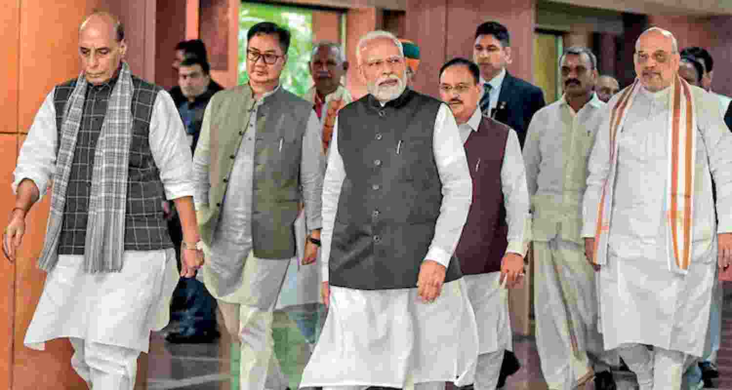 PM told NDA leaders that talented Congress leaders were making Rahul Gandhi insecure, per sources. PM told NDA leaders that talented Congress leaders were making Rahul Gandhi insecure, per sources.