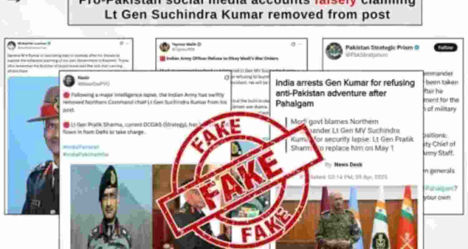 Govt debunks claims of Army Commander 'removal' as fake Govt debunks claims of Army Commander 'removal' as fake