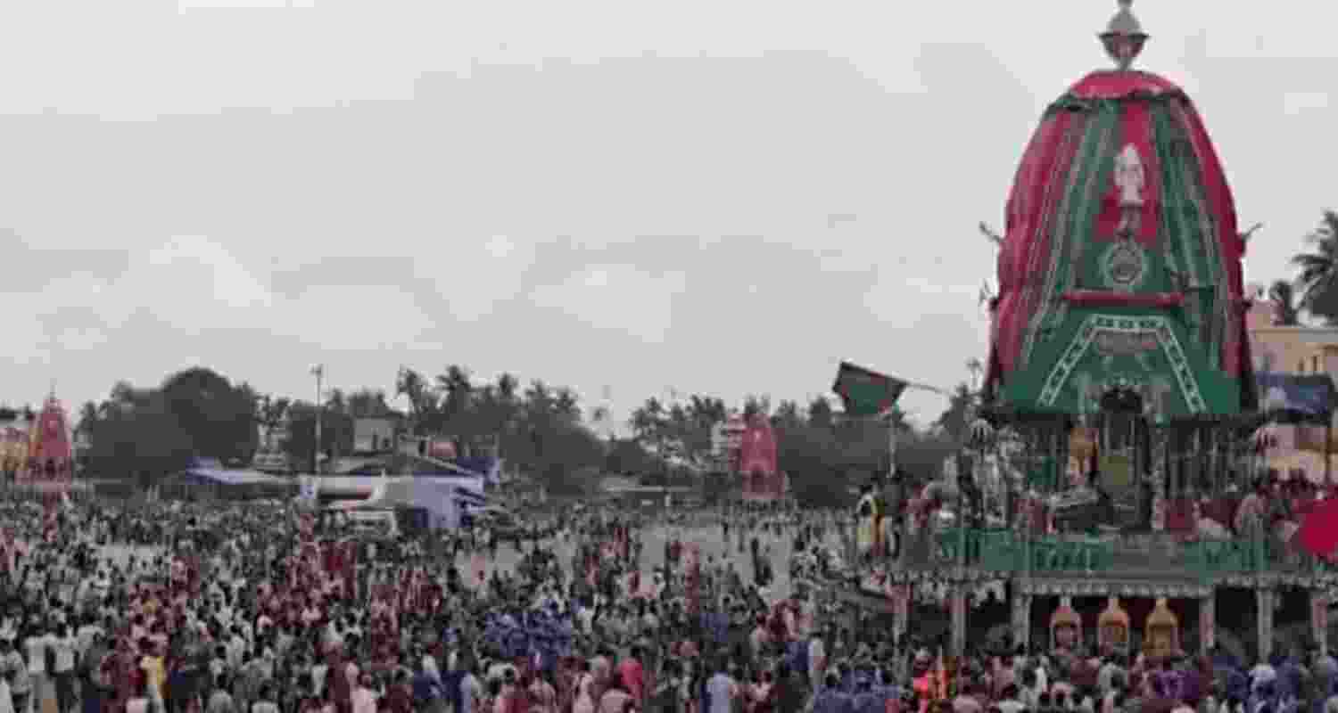 Security tightened in Puri as crowds swell for Bahuda Yatra Security tightened in Puri as crowds swell for Bahuda Yatra