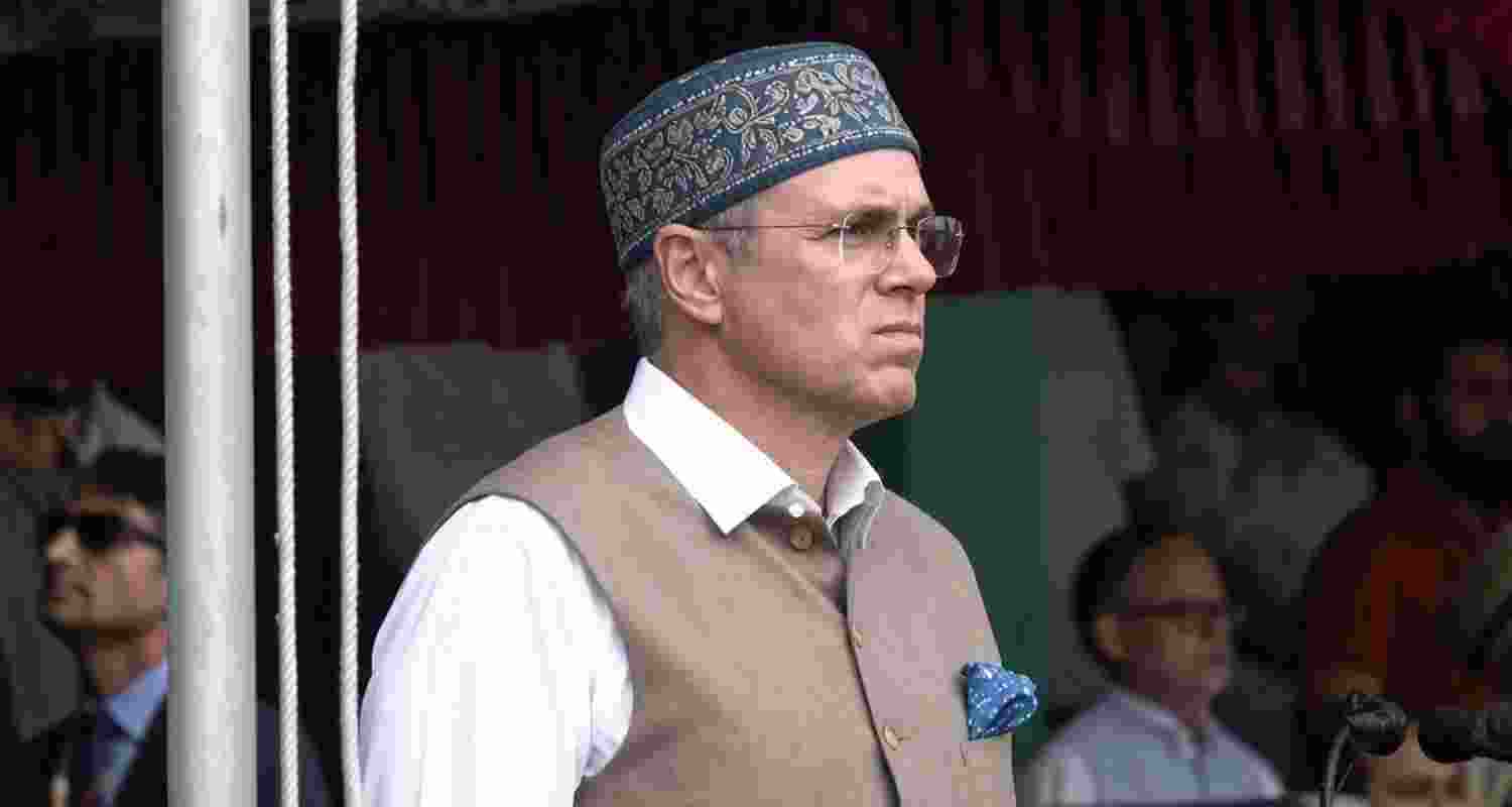 Omar Abdullah unfurled the Tricolour at Bakshi Stadium on Independence Day, while Farooq Abdullah called for the restoration of J&K statehood. Omar Abdullah unfurled the Tricolour at Bakshi Stadium on Independence Day, while Farooq Abdullah called for the restoration of J&K statehood.