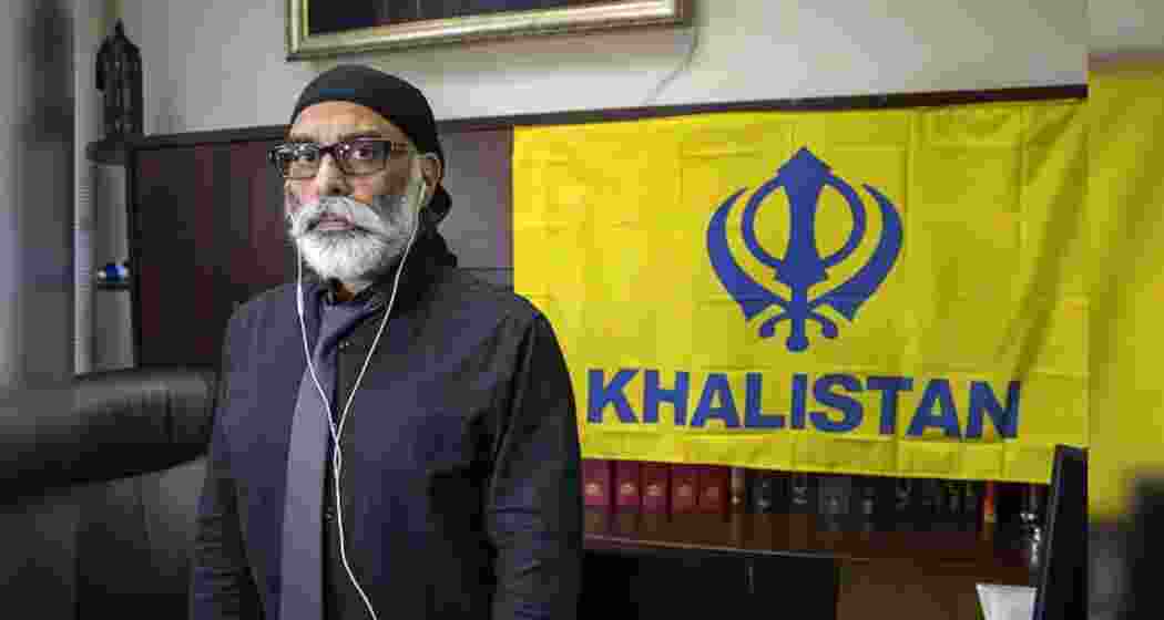 File photo of Khalistani terrorist Gurpatwant Singh Pannun. File photo of Khalistani terrorist Gurpatwant Singh Pannun.