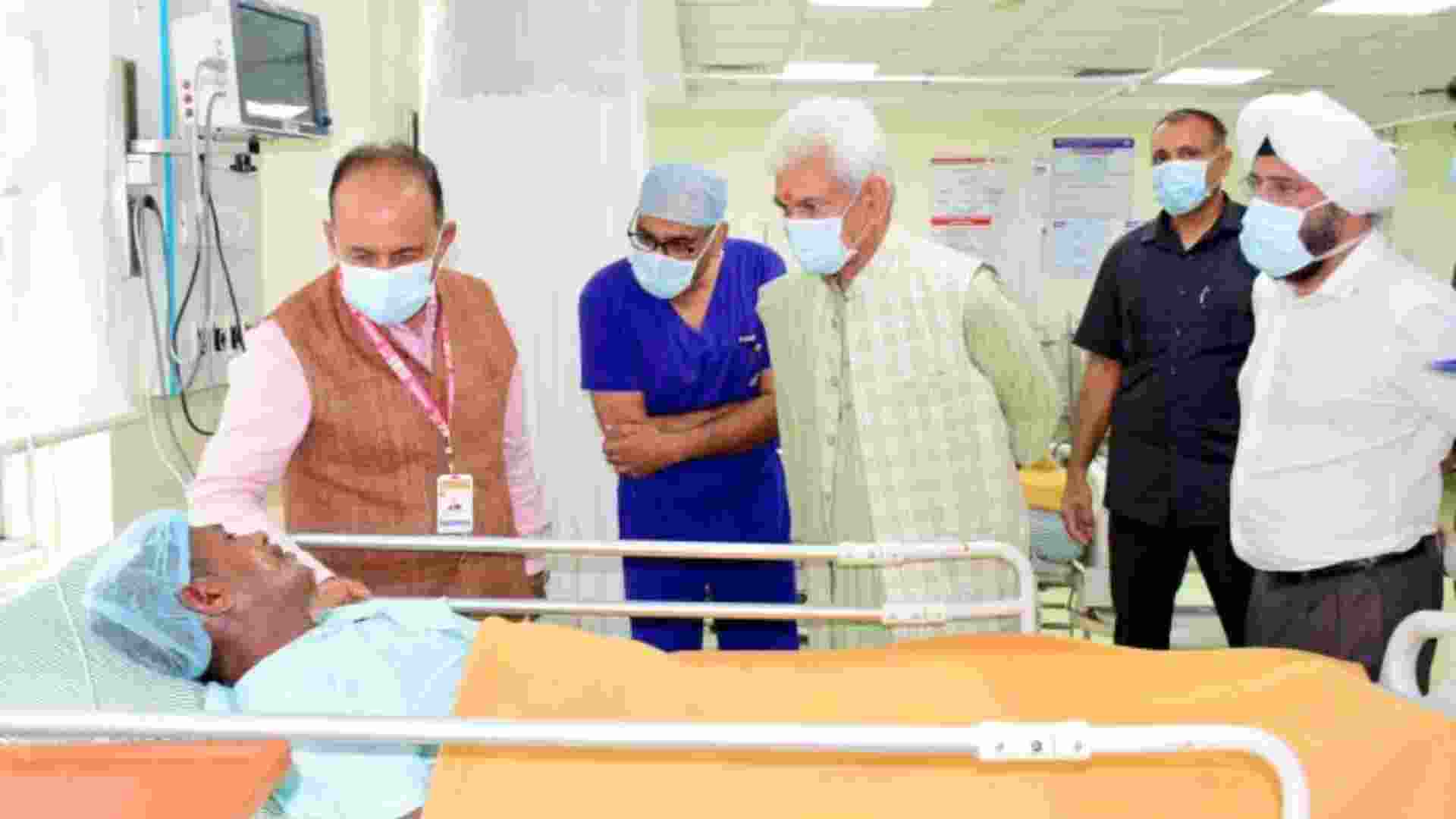 Ex gratia of Rs 5L for landslide victims by SB, LG meets injured Ex gratia of Rs 5L for landslide victims by SB, LG meets injured