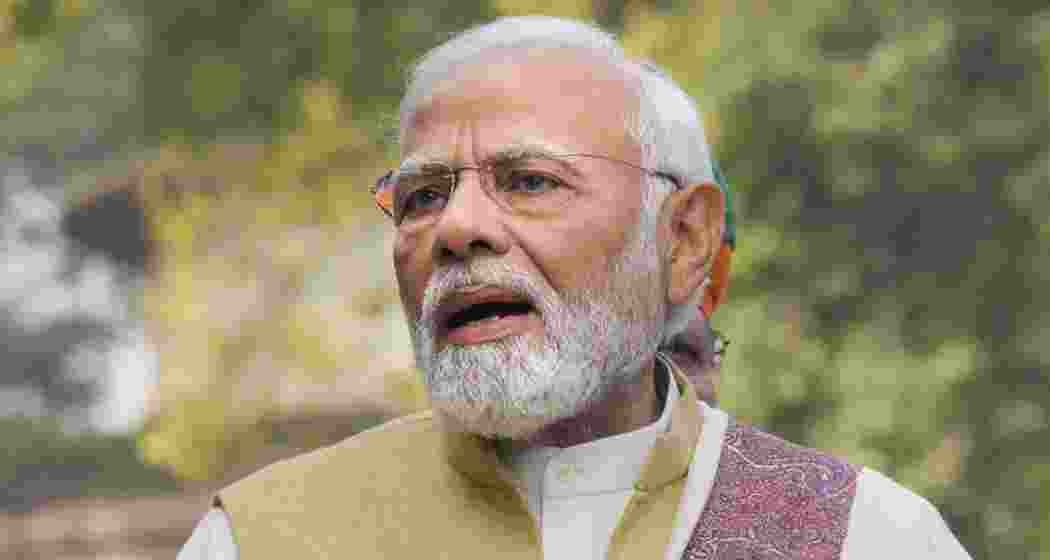 A file photo of Prime Minister Narendra Modi. A file photo of Prime Minister Narendra Modi.