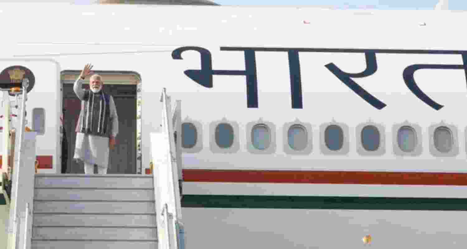 Prime Minister Narendra Modi departs for a two-day visit to Israel to hold talks with Benjamin Netanyahu, address the Knesset, and meet President Isaac Herzog. Prime Minister Narendra Modi departs for a two-day visit to Israel to hold talks with Benjamin Netanyahu, address the Knesset, and meet President Isaac Herzog.