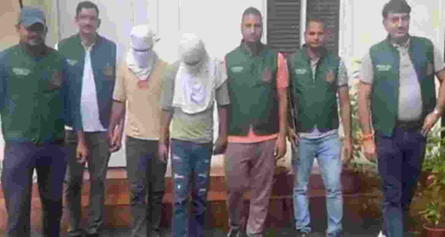 Police arrests two in Elvish Yadav house firing probe. Police arrests two in Elvish Yadav house firing probe.