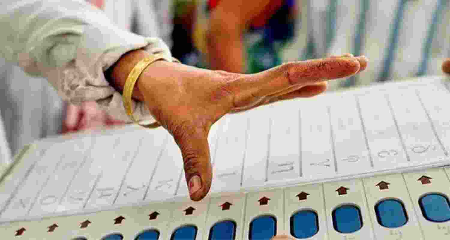 Polling underway for Telangana municipal elections Polling underway for Telangana municipal elections