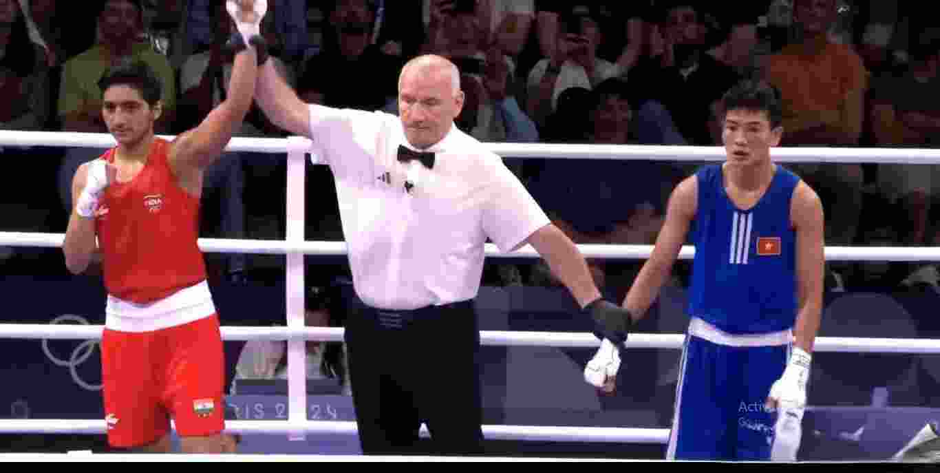 Pawar defeated Vietnam's Vo Thi Kim Anh in women's 54kg category first round bout to enter the pre-quarterfinals at the Paris Olympics here on Saturday Pawar defeated Vietnam's Vo Thi Kim Anh in women's 54kg category first round bout to enter the pre-quarterfinals at the Paris Olympics here on Saturday