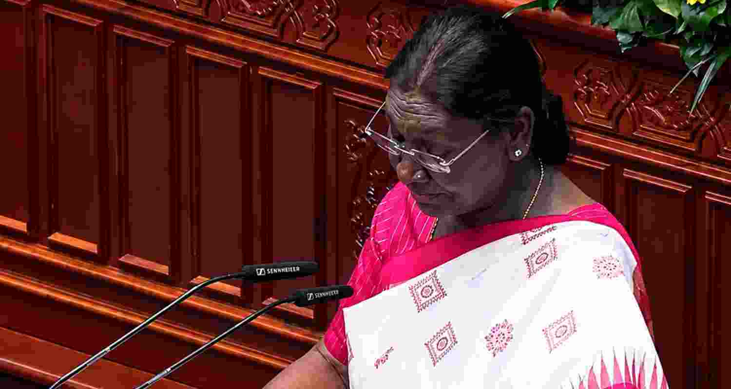 President Droupadi Murmu. President Droupadi Murmu.