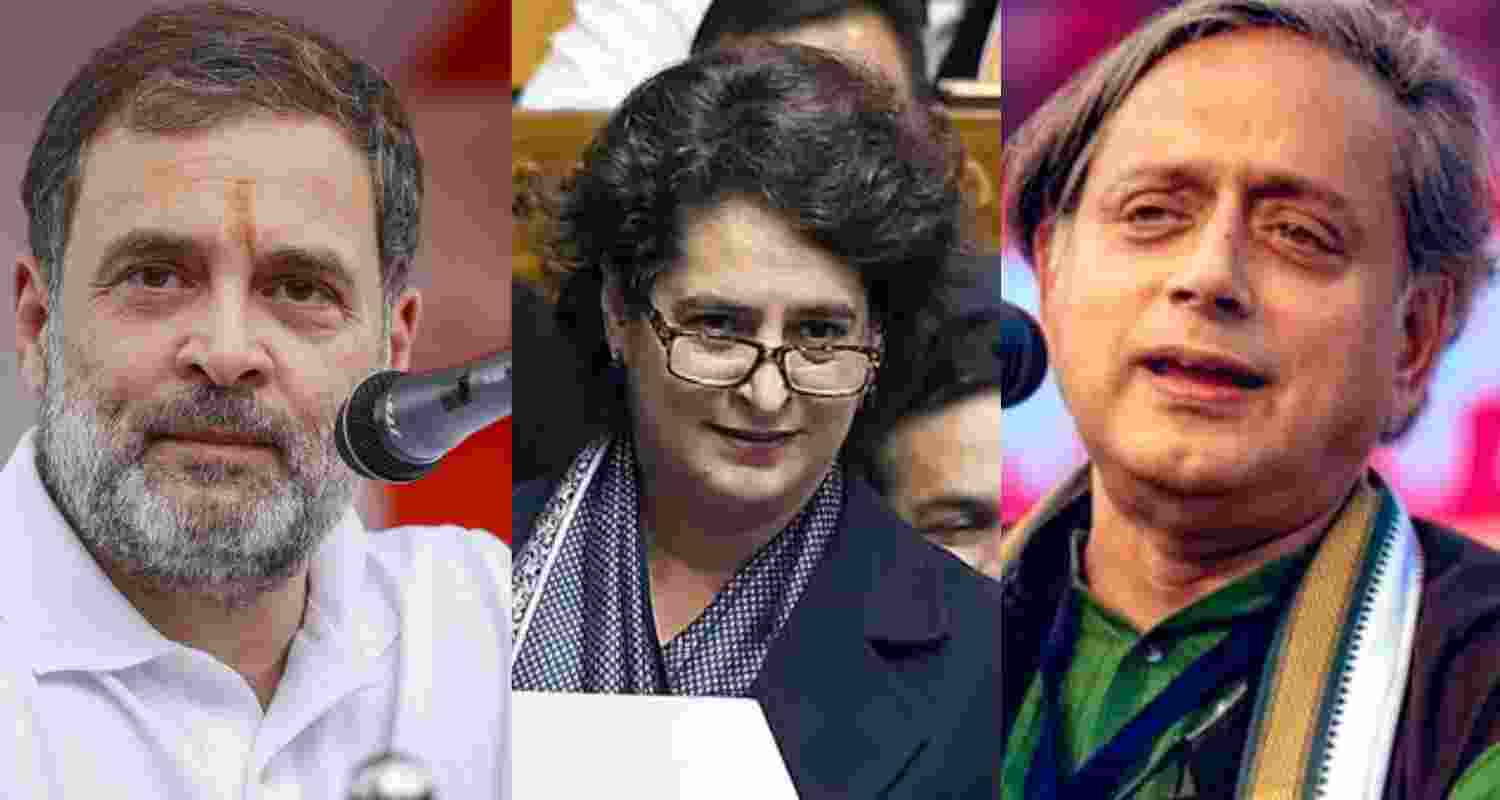 Rahul, Tharoor hail Priyanka's maiden speech in Parliament Rahul, Tharoor hail Priyanka's maiden speech in Parliament