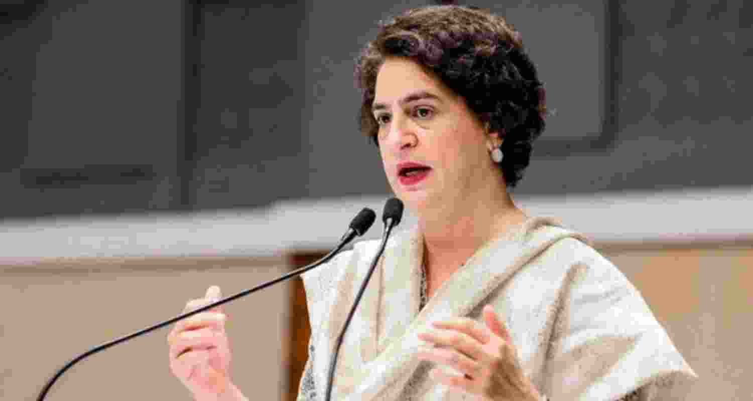 Congress leader Priyanka Gandhi Vadra. Congress leader Priyanka Gandhi Vadra.