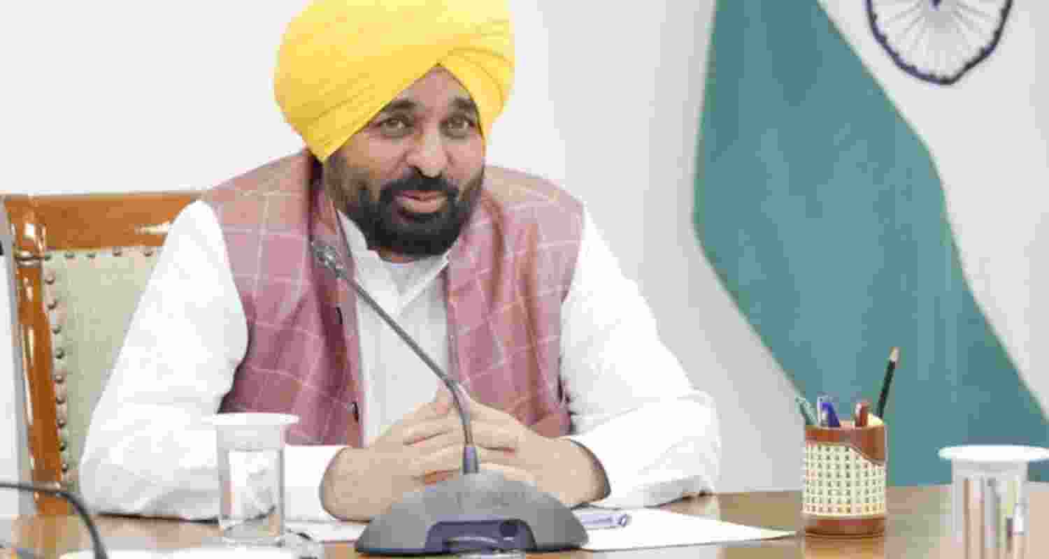 Punjab Chief Minister Bhagwant Singh Mann. Punjab Chief Minister Bhagwant Singh Mann.