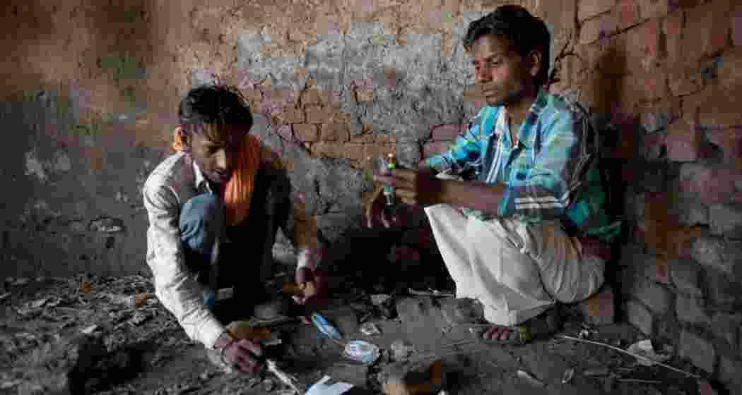 Sangrur police demolish houses of alleged drug traffickers Sangrur police demolish houses of alleged drug traffickers