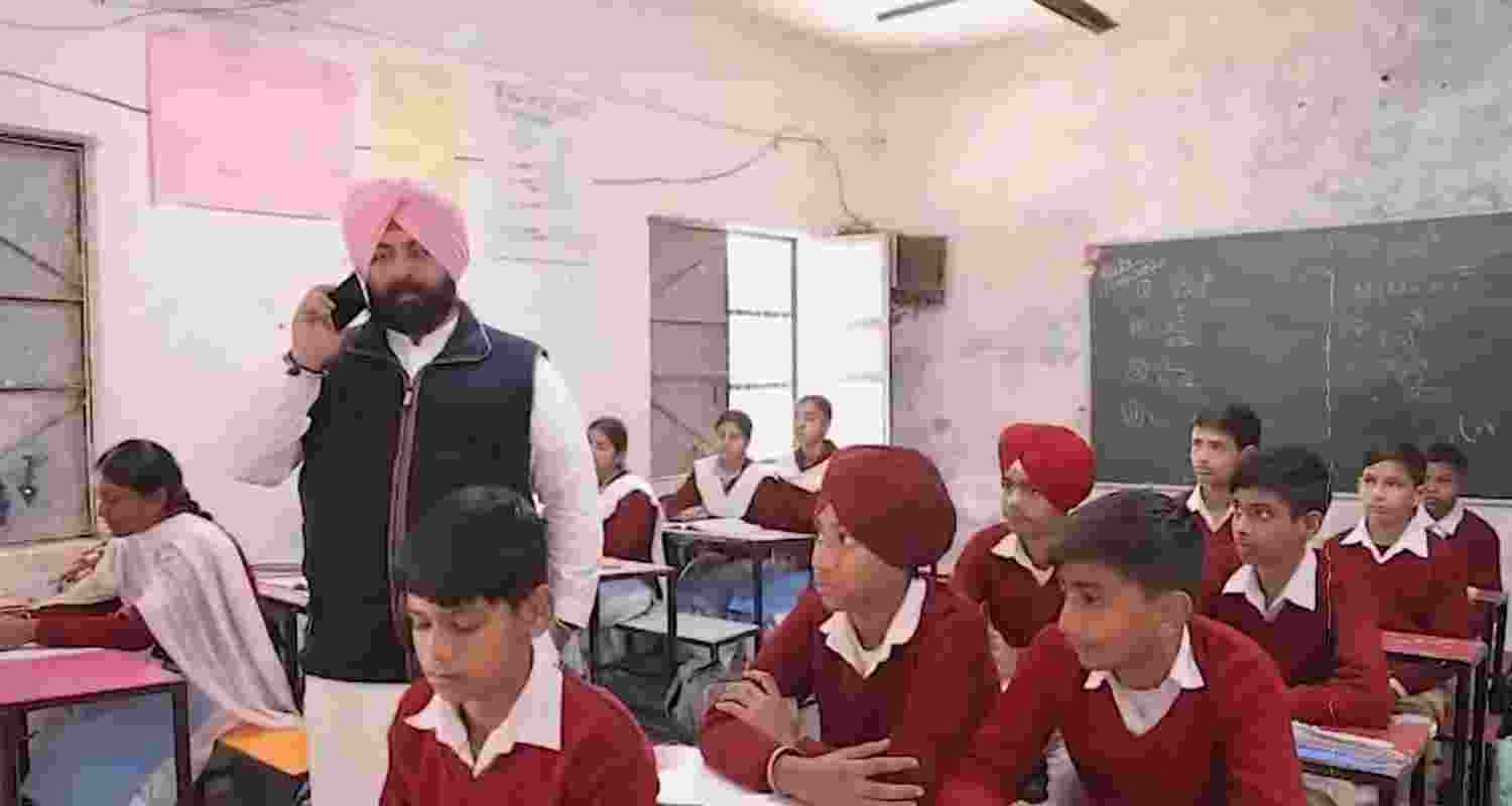 Punjab Education Minister Harjot Singh Bains Punjab Education Minister Harjot Singh Bains