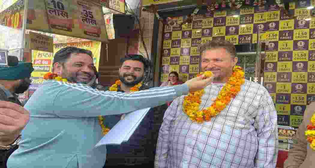 Harpinder Singh, who won Rs 10 crore in Punjab state lottery. Harpinder Singh, who won Rs 10 crore in Punjab state lottery.