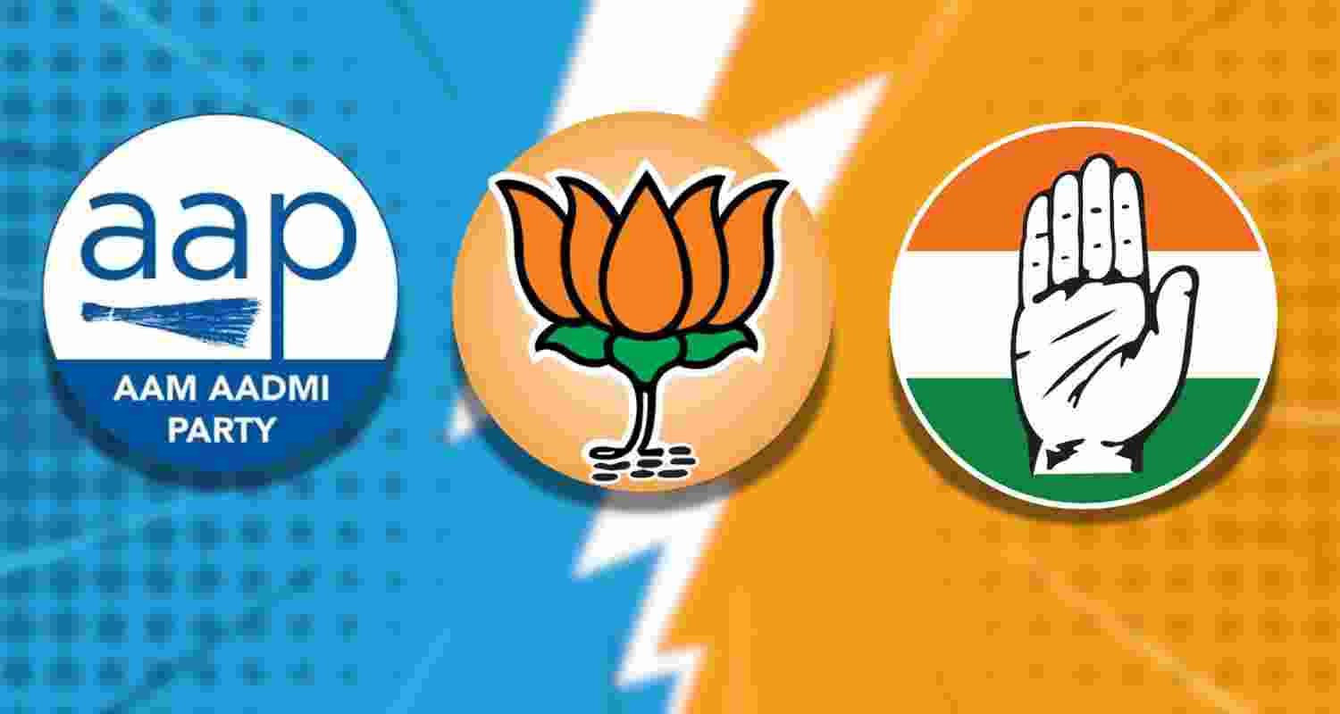 AAP, Congress, BJP vie for victory in Punjab bypolls. AAP, Congress, BJP vie for victory in Punjab bypolls.