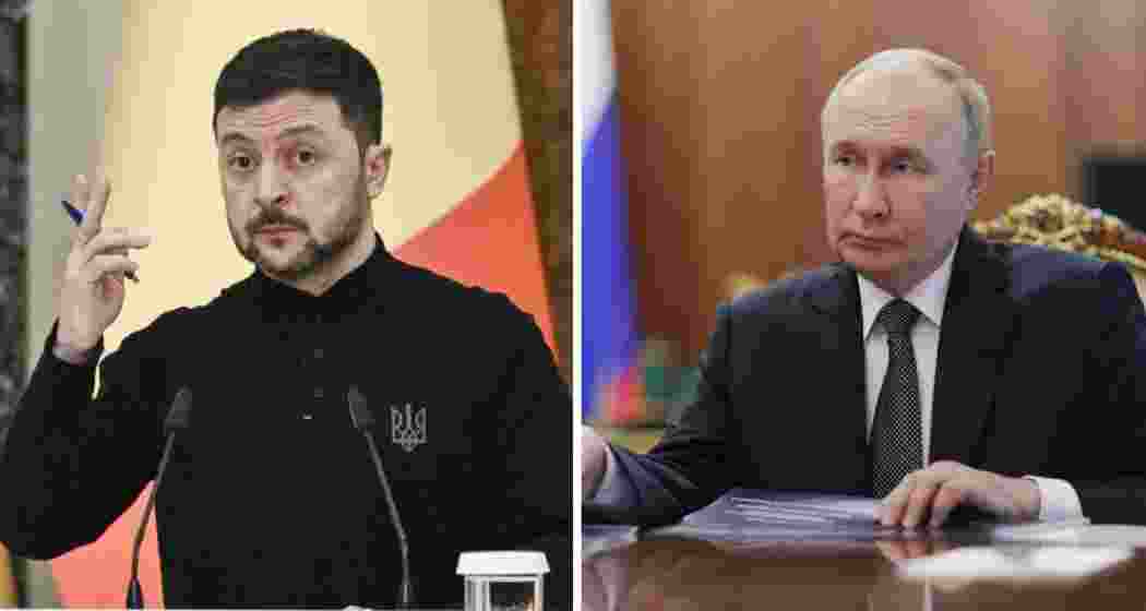 Ukrainian President Volodymyr Zelenskyy and Russian President Vladimir Putin. Ukrainian President Volodymyr Zelenskyy and Russian President Vladimir Putin.
