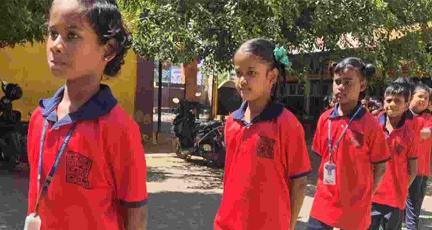 QR code introduced on students’ uniforms at Trichy school QR code introduced on students’ uniforms at Trichy school