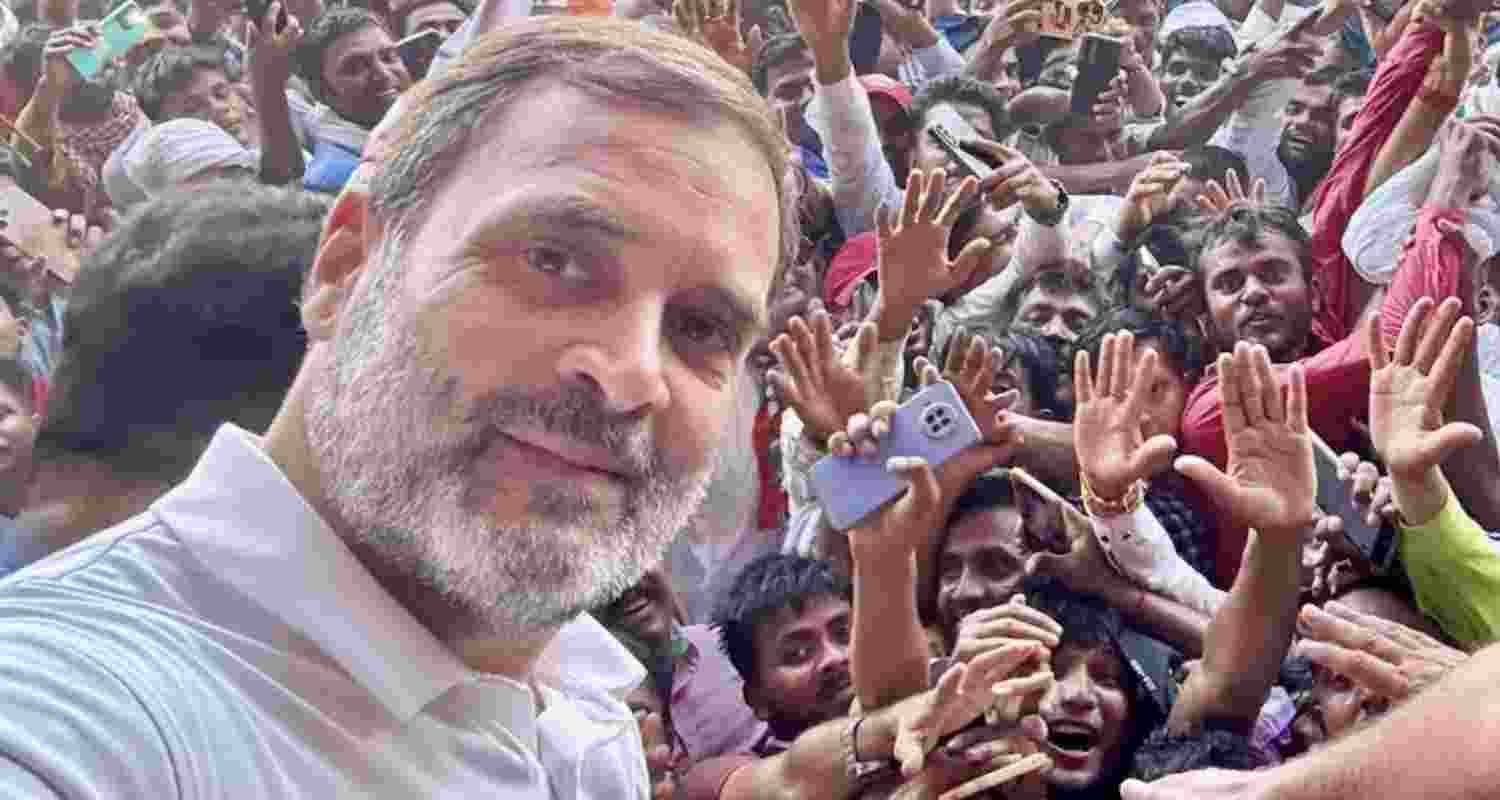 Rahul Gandhi takes lead in Wayanad. Rahul Gandhi takes lead in Wayanad.