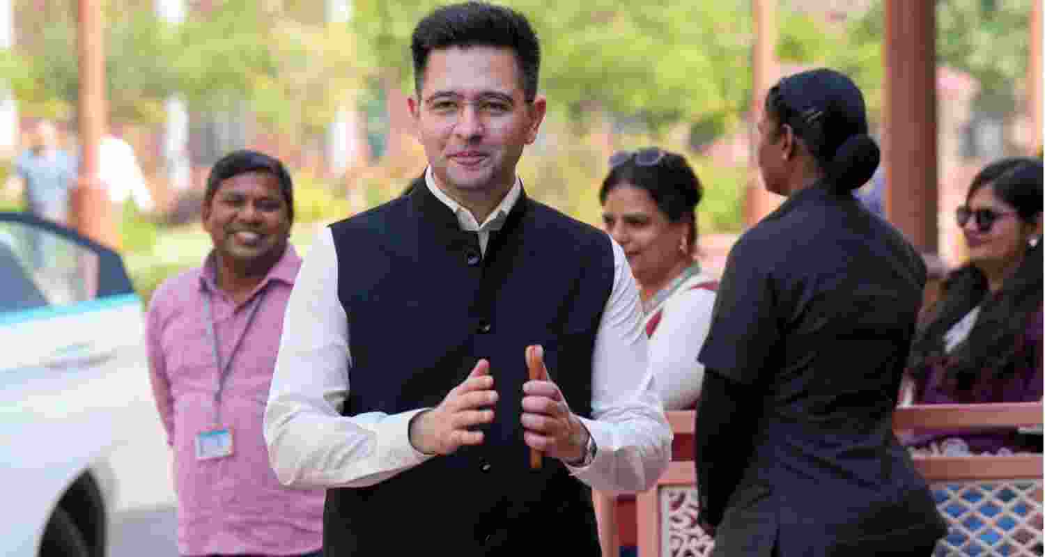 Rajya Sabha MP Raghav Chadha - file image. Rajya Sabha MP Raghav Chadha - file image.