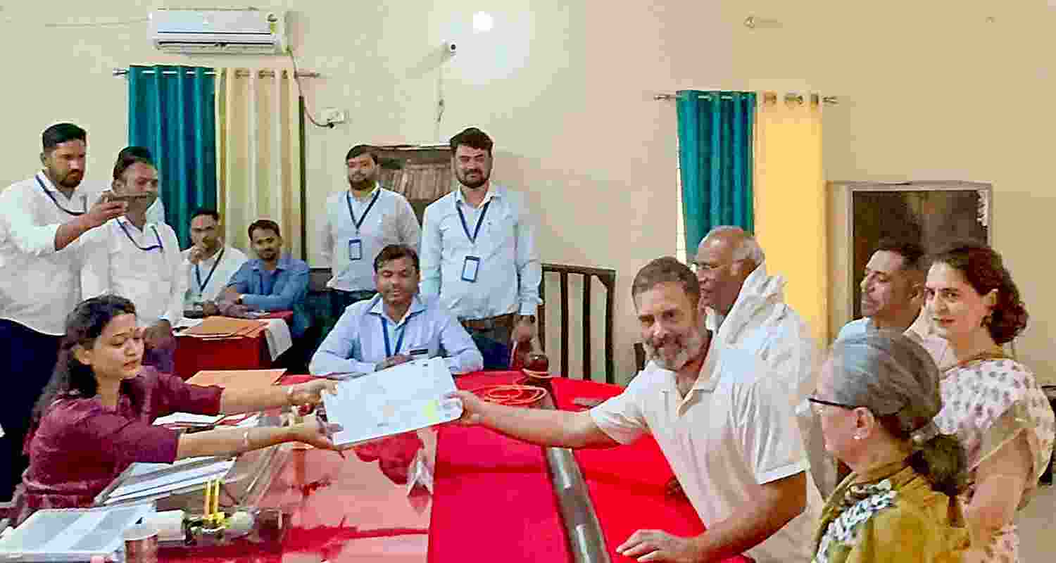 Congress leader and candidate from Rae Bareli constituency Rahul Gandhi. Congress leader and candidate from Rae Bareli constituency Rahul Gandhi.