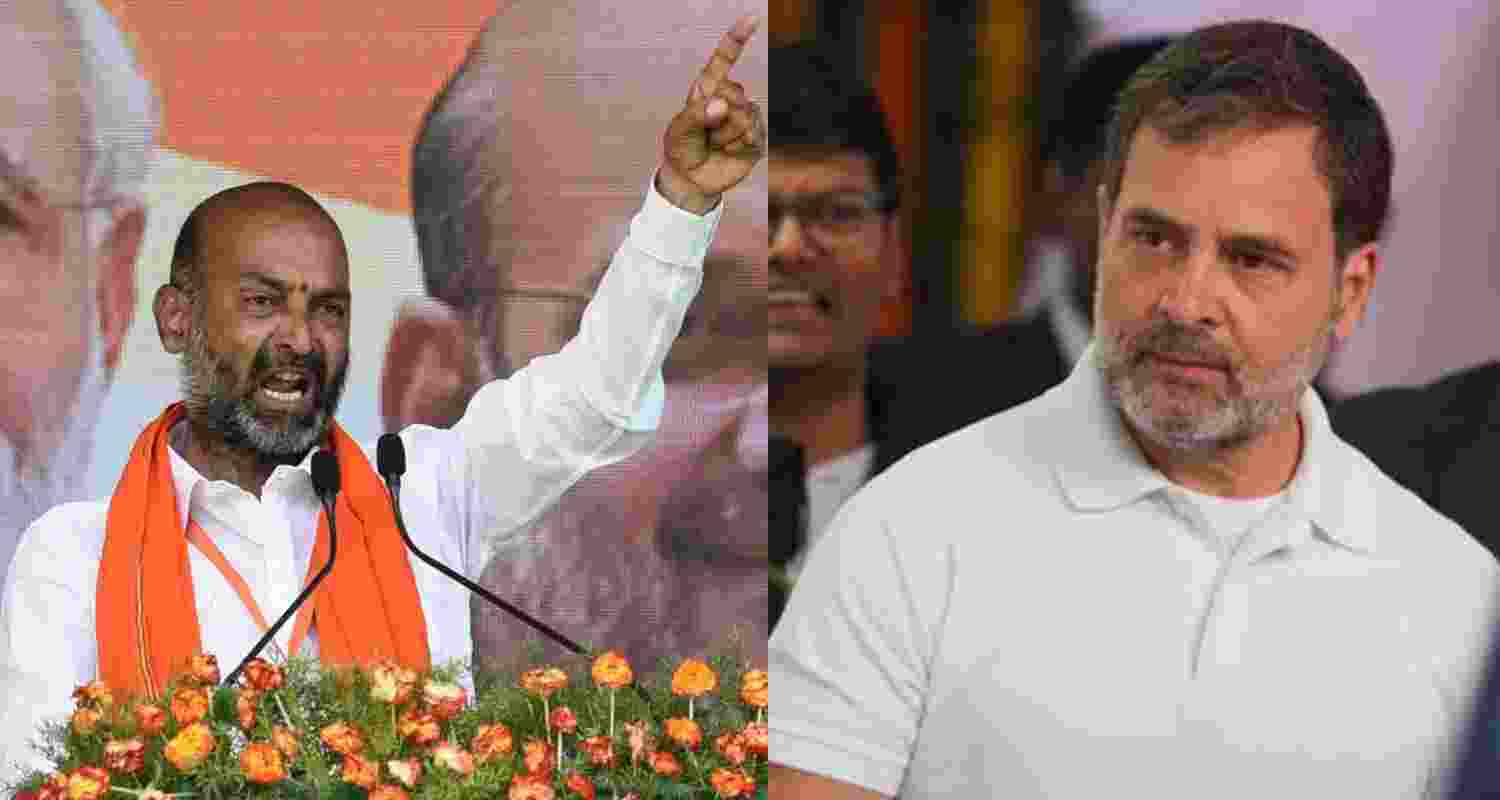 BJP’s Bandi Sanjay questions Rahul Gandhi’s caste lineage BJP’s Bandi Sanjay questions Rahul Gandhi’s caste lineage