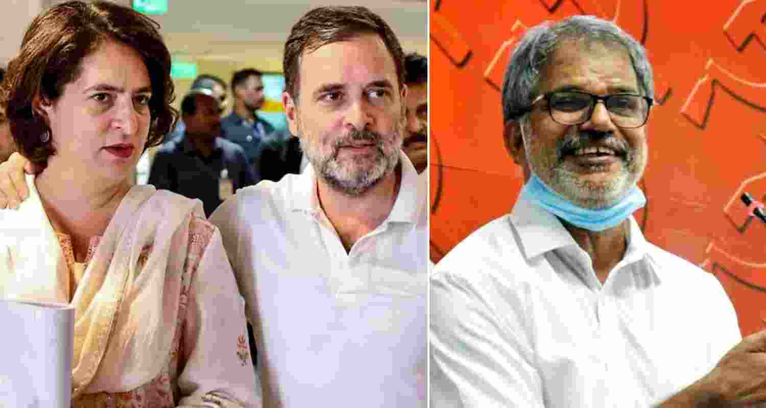 CPI(M) supports leader on remarks against Rahul, Priyanka CPI(M) supports leader on remarks against Rahul, Priyanka