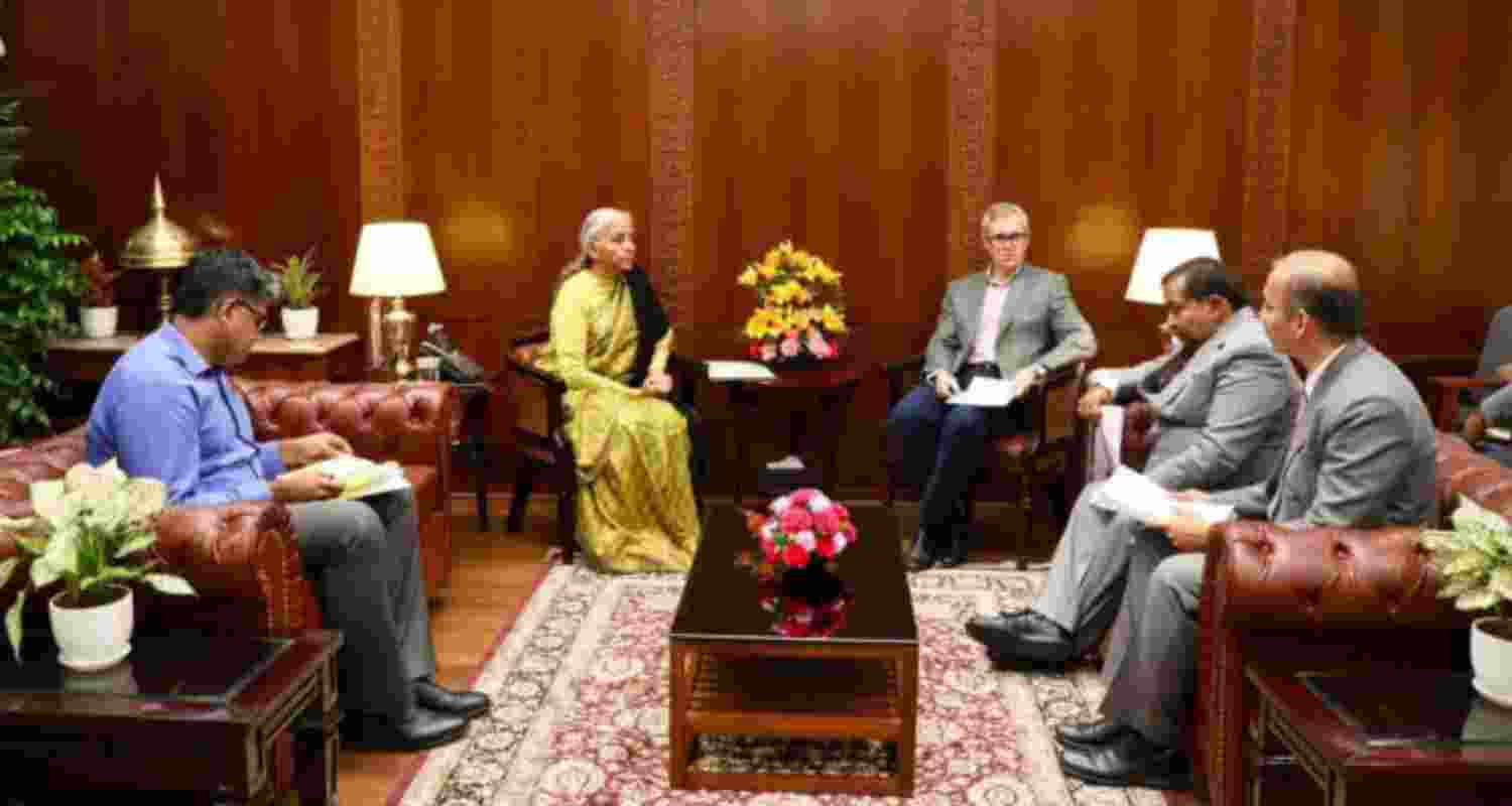 Omar meets FM, seeks financial support for J&K's development Omar meets FM, seeks financial support for J&K's development